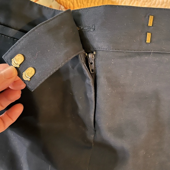 J. Crew Navy Skirt Size 4 Classic Mini Stretch Comfy Preppy Resort Chic Pockets - Picture 5 of 5